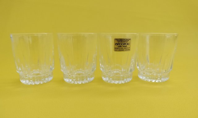 Set 4 Vasos Licor Arcoroc Cristal