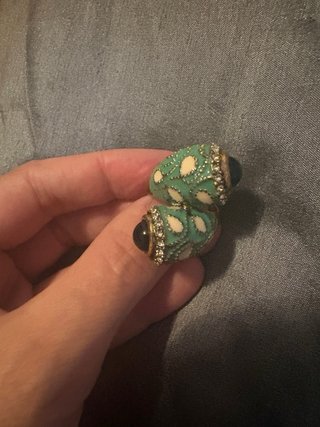 Pack 2 Anillos Dorados y Turquesa
