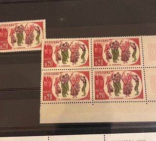Lote Sellos Andorra Antiguos y Nuevos  y mini plie