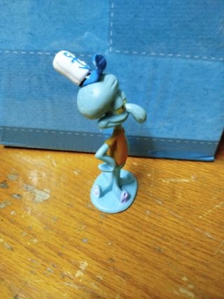 Muñeco Calamardo Bob Esponja figura vintage