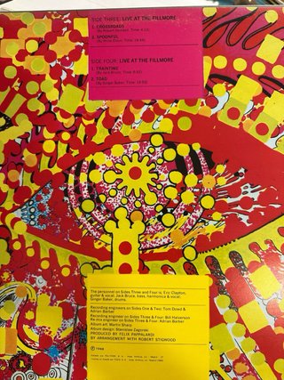 Vinilo Cream Wheels of Fire
