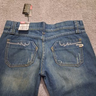 Diesel Jeans Donna Straight Washed Out Low-rise