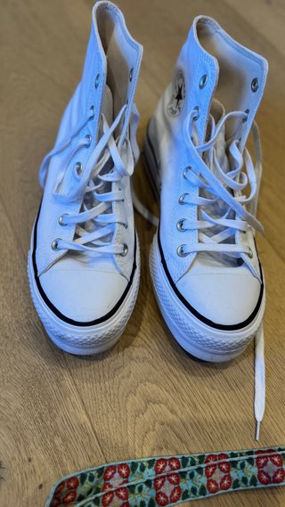 Converse All Star Blancas Plataforma