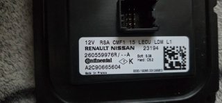 Unidad Control Faro Renault Nissan A2C90665604