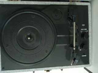 Tocadiscos Maletín SOUNDMY Negro/Gris
