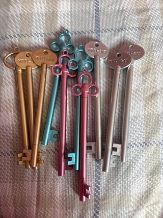 Bolígrafos originales forma de llave