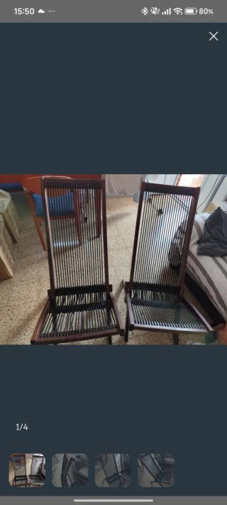 Sillas de madera para jardín