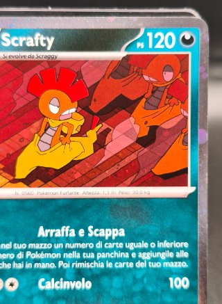 Carta Pokémon Scrafty Promo SVP 188 ITA