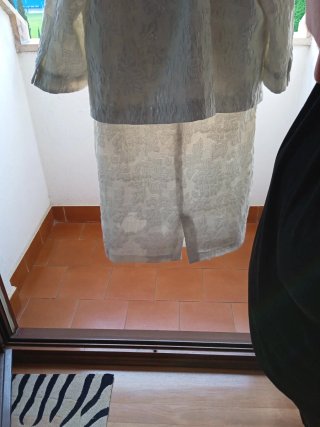 Traje de fiesta blanco