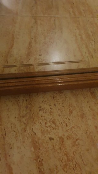 Espejo antiguo madera y cristal