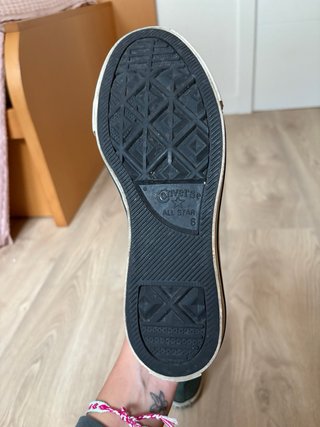 Converse All Star altas verde/negras T39