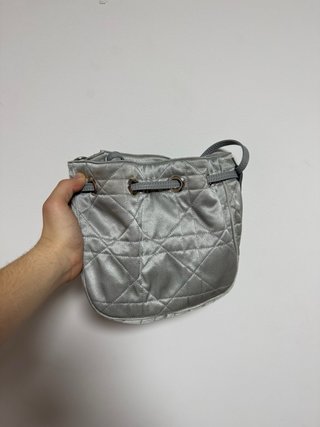 Bolso Dior plateado