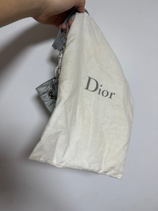 Bolso Dior plateado