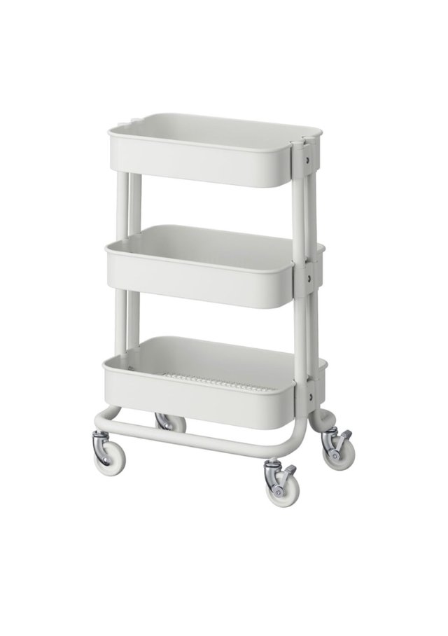 Carrito Auxiliar Blanco 3 Niveles
