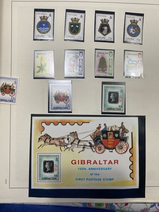 Álbum Sellos Nuevos Gibraltar 1984-1998