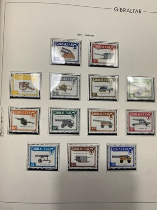 Álbum Sellos Nuevos Gibraltar 1984-1998