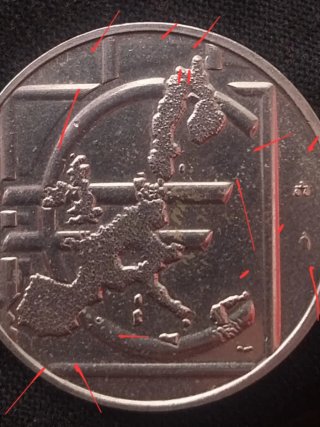 MEDALLA PLATA 2002 ERROR "BESO DE CUÑOS" (DIE CLAS