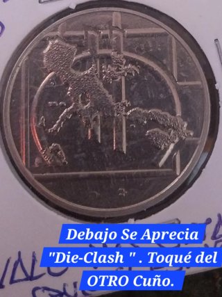 MEDALLA PLATA 2002 ERROR "BESO DE CUÑOS" (DIE CLAS