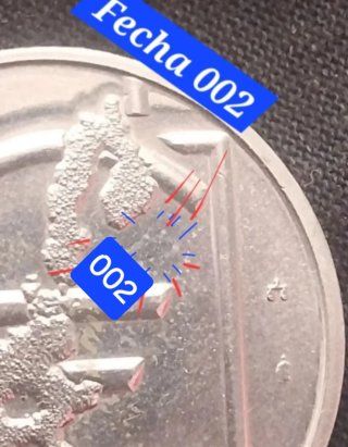 MEDALLA PLATA 2002 ERROR "BESO DE CUÑOS" (DIE CLAS