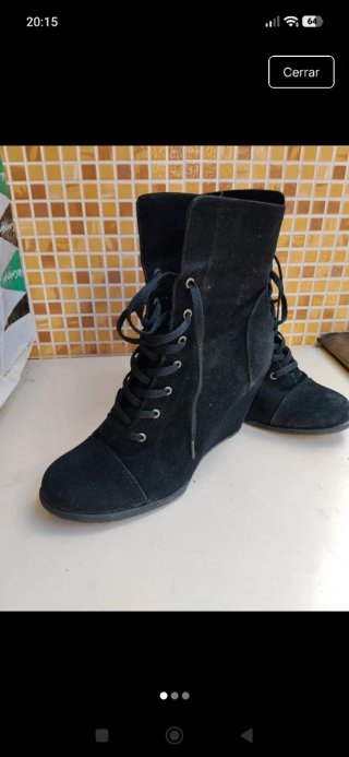Botines ante negros