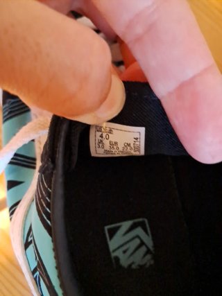 Zapatillas Vans niño talla 35