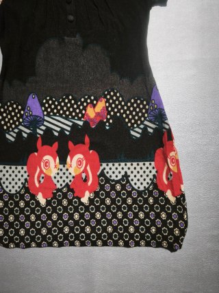 Vestido Curto Kuch Multicolor