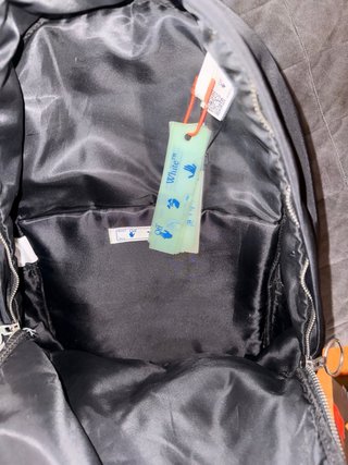 Mochila Off-White Negra Logo