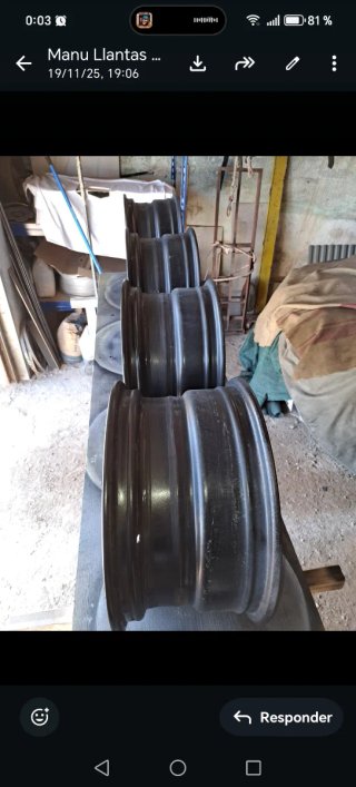 Llantas de acero 5x112 9 pulgadas