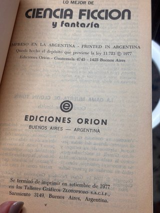 Lo mejor de la ciencia ficción y fantasía (1977)