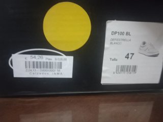 Zapatillas Paredes Hombre Blancas Talla 47