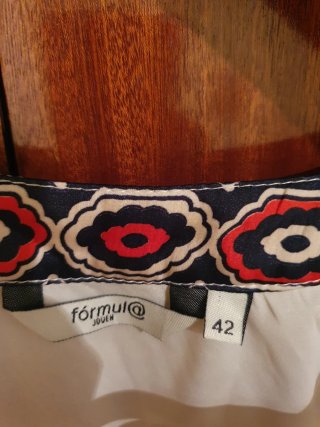 Camiseta sin mangas con estampado paisley