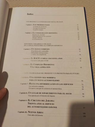 Libro historia del RACE desde 1903