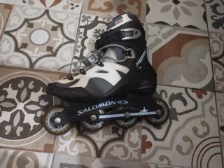 Pattini Salomon Taglia 42 + borsa