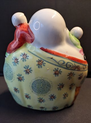 Buda Sonriente Porcelana China con Niños