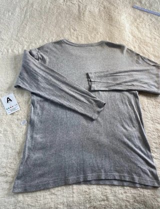 Maglietta a maniche lunghe Champion grigia