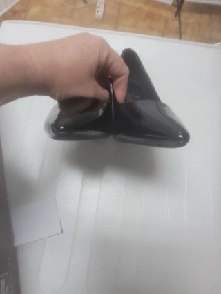 Sapatos de verniz pretos ECL Fashion