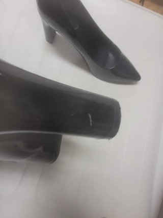 Sapatos de verniz pretos ECL Fashion