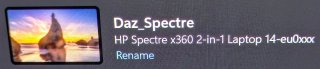 HP Spectre x360 14-eu0002ns – Ultra 7 / 16GB / 1TB