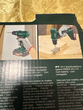 Trapano avvitatore Parkside 20V Nuovo ! + 12 Punte