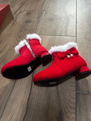 Botas niña tacón talla 32 Navidad