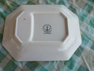 Fuente espárragos Pickman porcelana