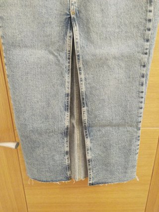 Falda tejana larga con abertura