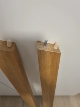 Lámpara de pie madera