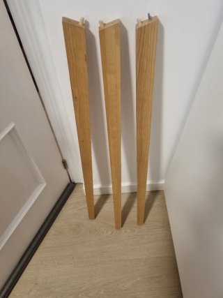 Lámpara de pie madera