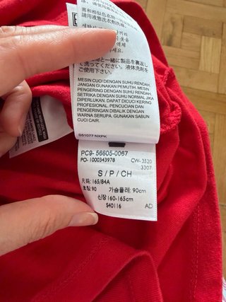 Camiseta Levi's Mujer Roja