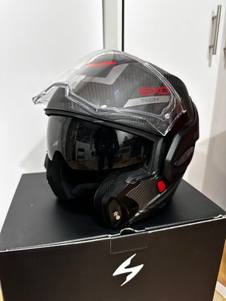 Casco Scorpion EXO-TECH EVO CARBON Modular tallaXL