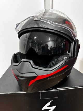 Casco Scorpion EXO-TECH EVO CARBON Modular tallaXL