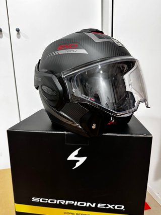 Casco Scorpion EXO-TECH EVO CARBON Modular tallaXL