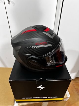 Casco Scorpion EXO-TECH EVO CARBON Modular tallaXL
