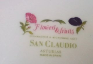Ensaladera San Claudio Porcelana Frutas